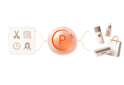 Beauty service showcase